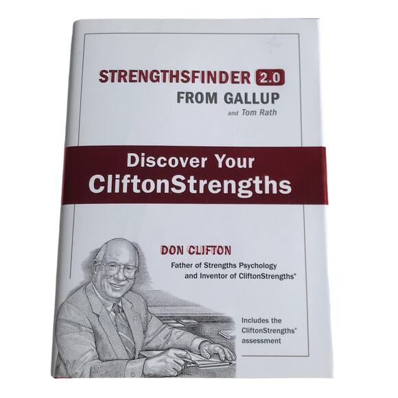 Discover Your Clifton Strengths Hardcover Book Business Leadership Development - Picture 1 of 9